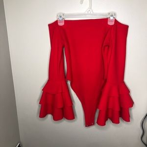 Off shoulder bodysuit